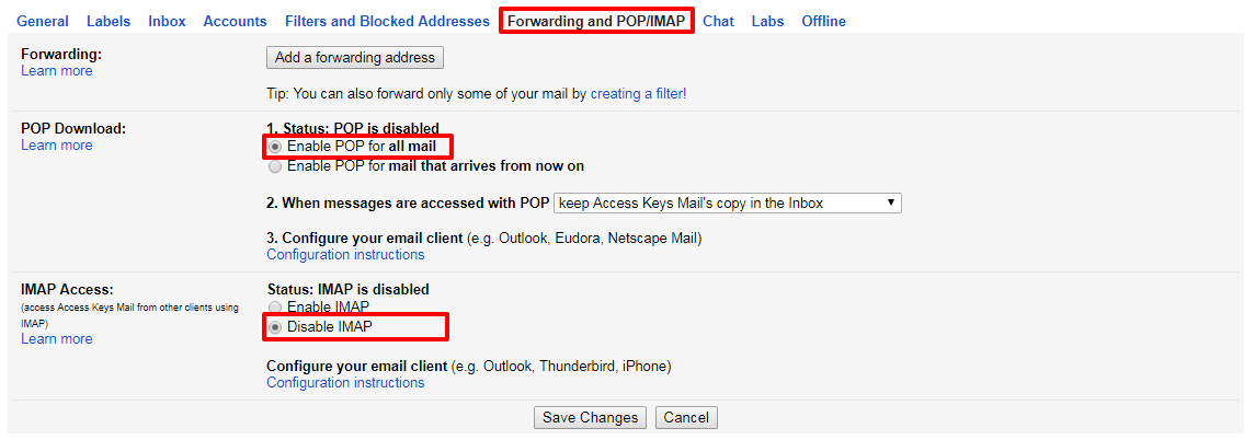 wordpress email forwarding